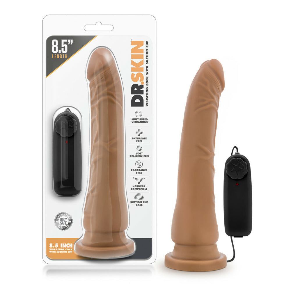 Dr.Skin 8.5” Vibrating Cock With Suction Cup