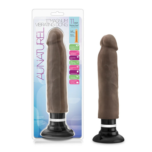 AU NATUREL 11” MAGNUM VIBRATING DONG
