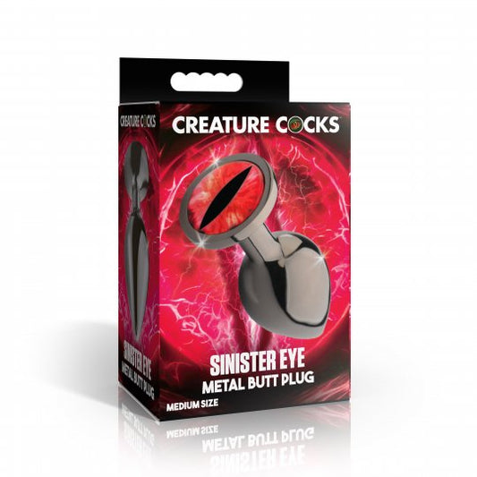 Sinister Eye metal butt plug