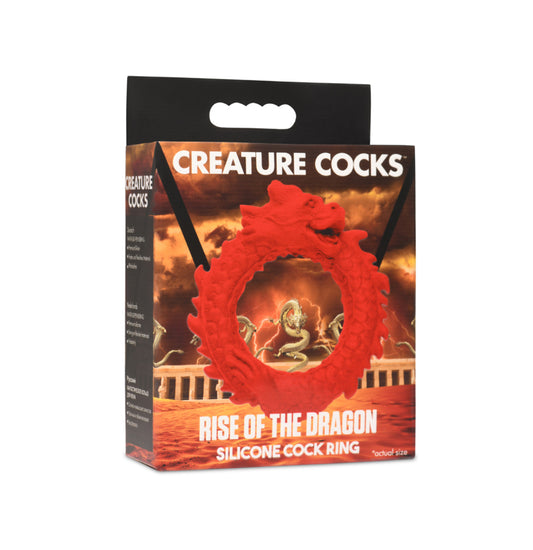 Rise of the Dragon Silicone Cock Ring