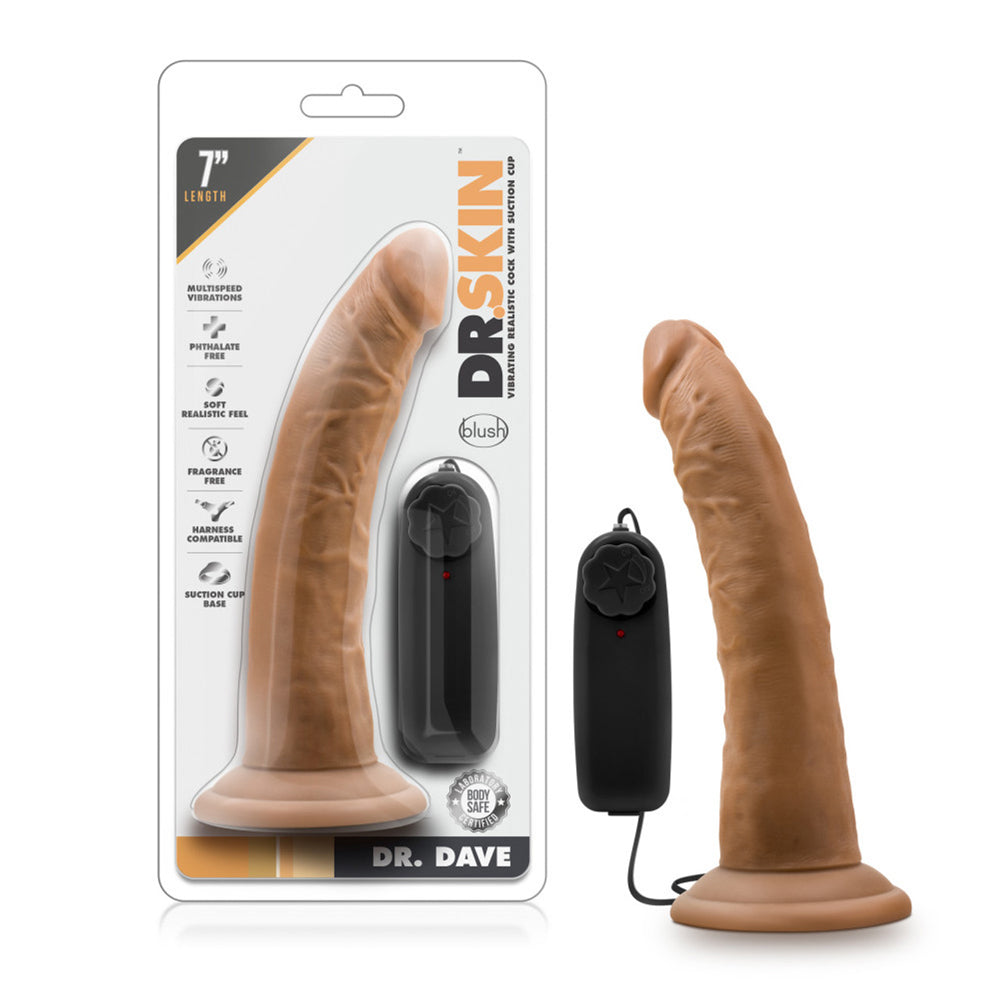 Dr.Skin “Dr. Dave” 7inch vibrating dildo