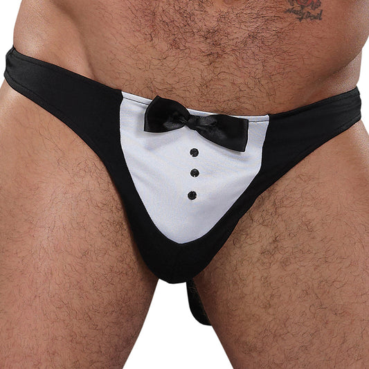Male Power Novelty Maître D' Thong