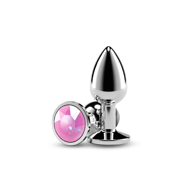"Rear Assets Silver Small Pink Gem NSN-0970-04"