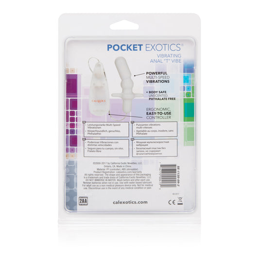 "Pocket Exotics Ivory Anal-T Vibe SE1120092"